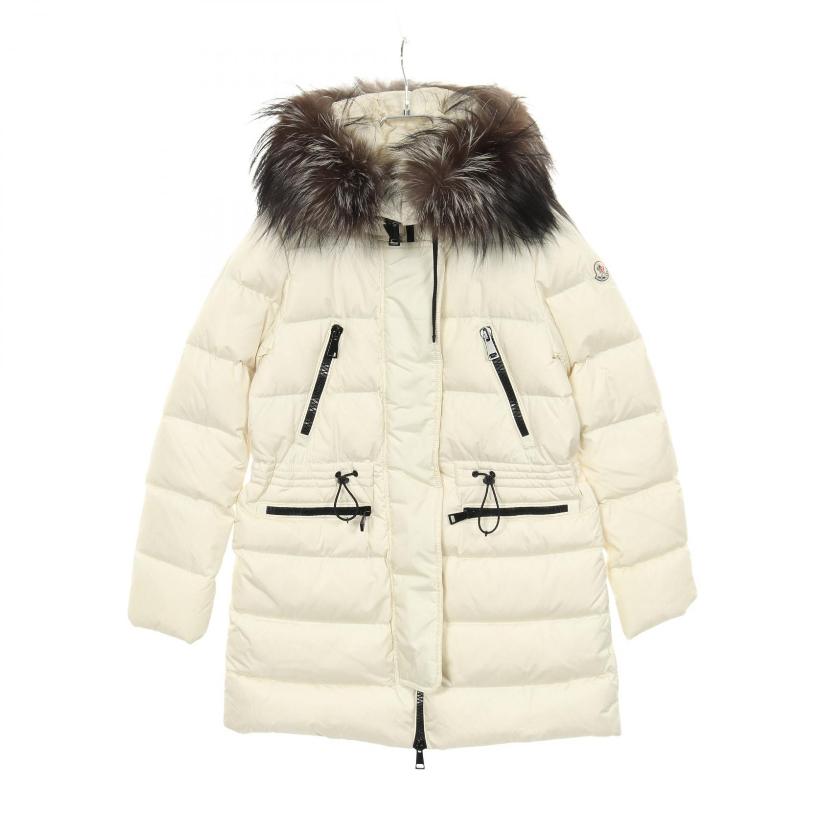 モンクレール MONCLER APHROTITI アフィロッティ ダウンジャケット 衣料品 アウター ナイロン レディース ホワイト系 【中古】