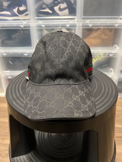 GUCCI Original GG Canvas Baseball Cap "Black"
