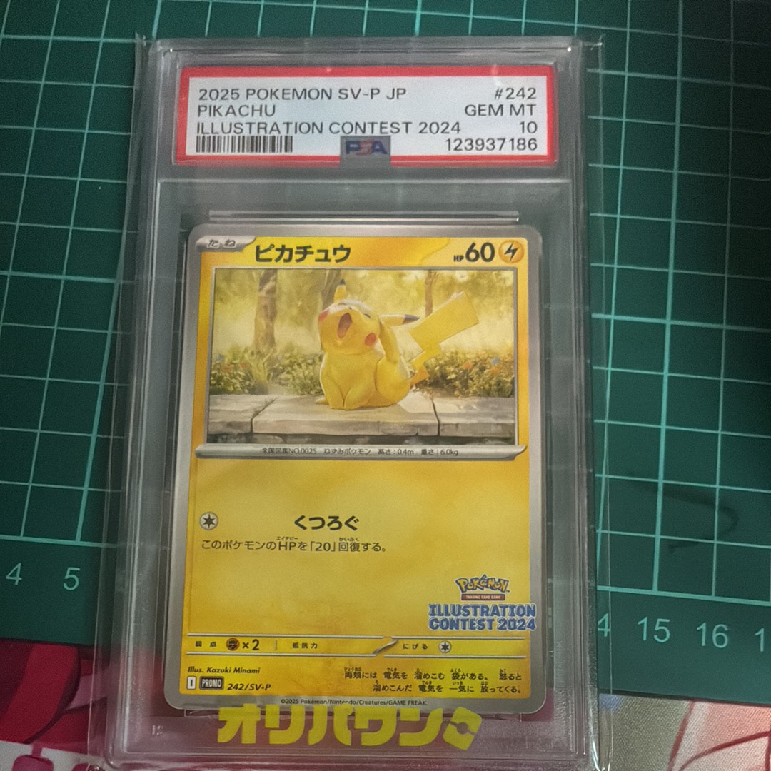 ピカチュウ [SV-P 242](プロモカードパック「イラストレーションコンテスト 2024 受賞作品プロモカード化記念キャンペーン」)