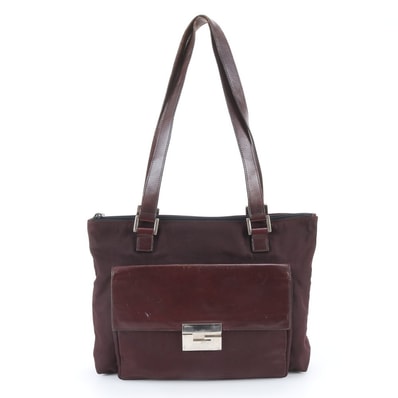 グッチ000 1705 0571 トート バッグ レザー×ナイロン