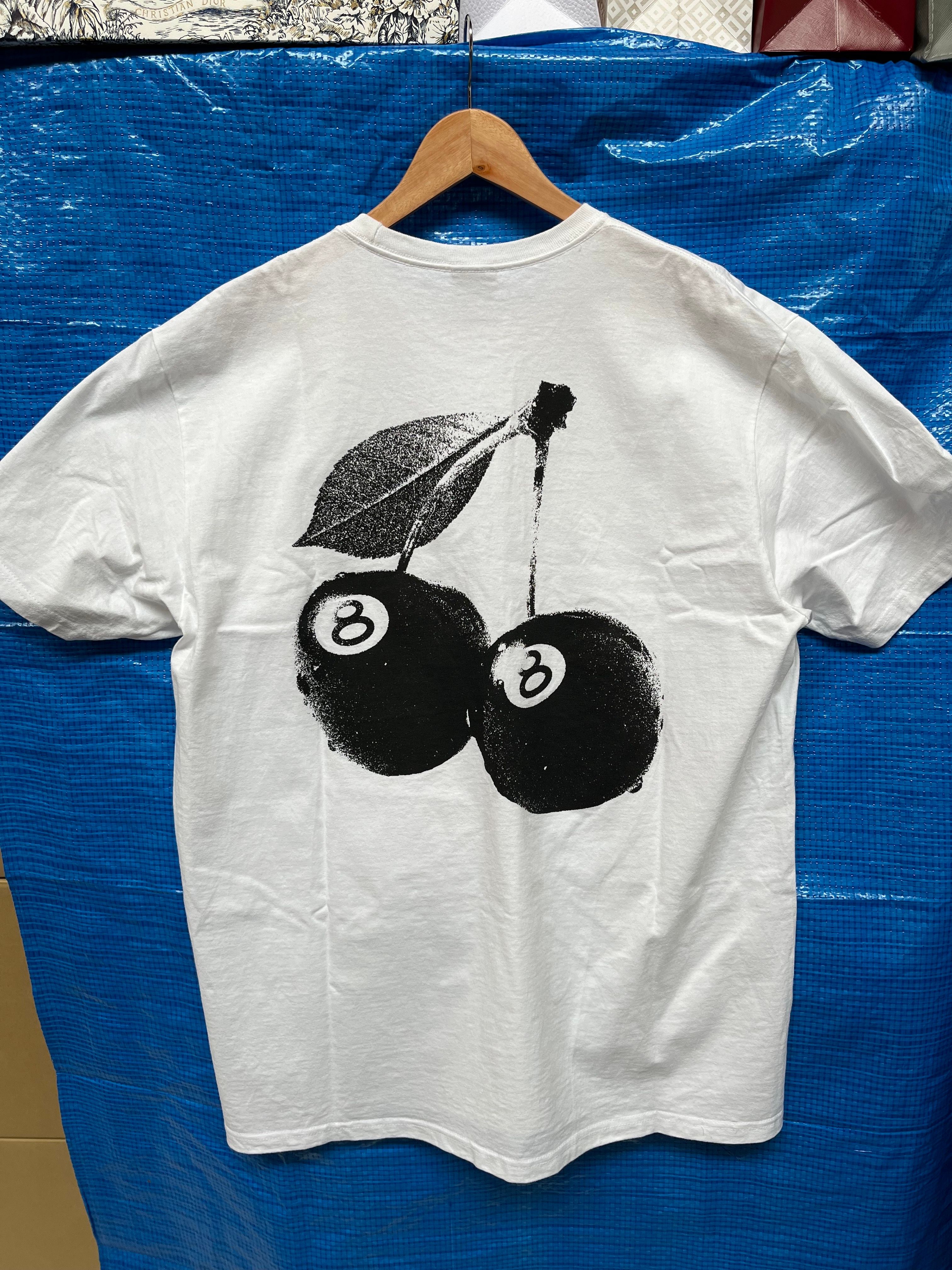 Stussy Cherries Tee "White"