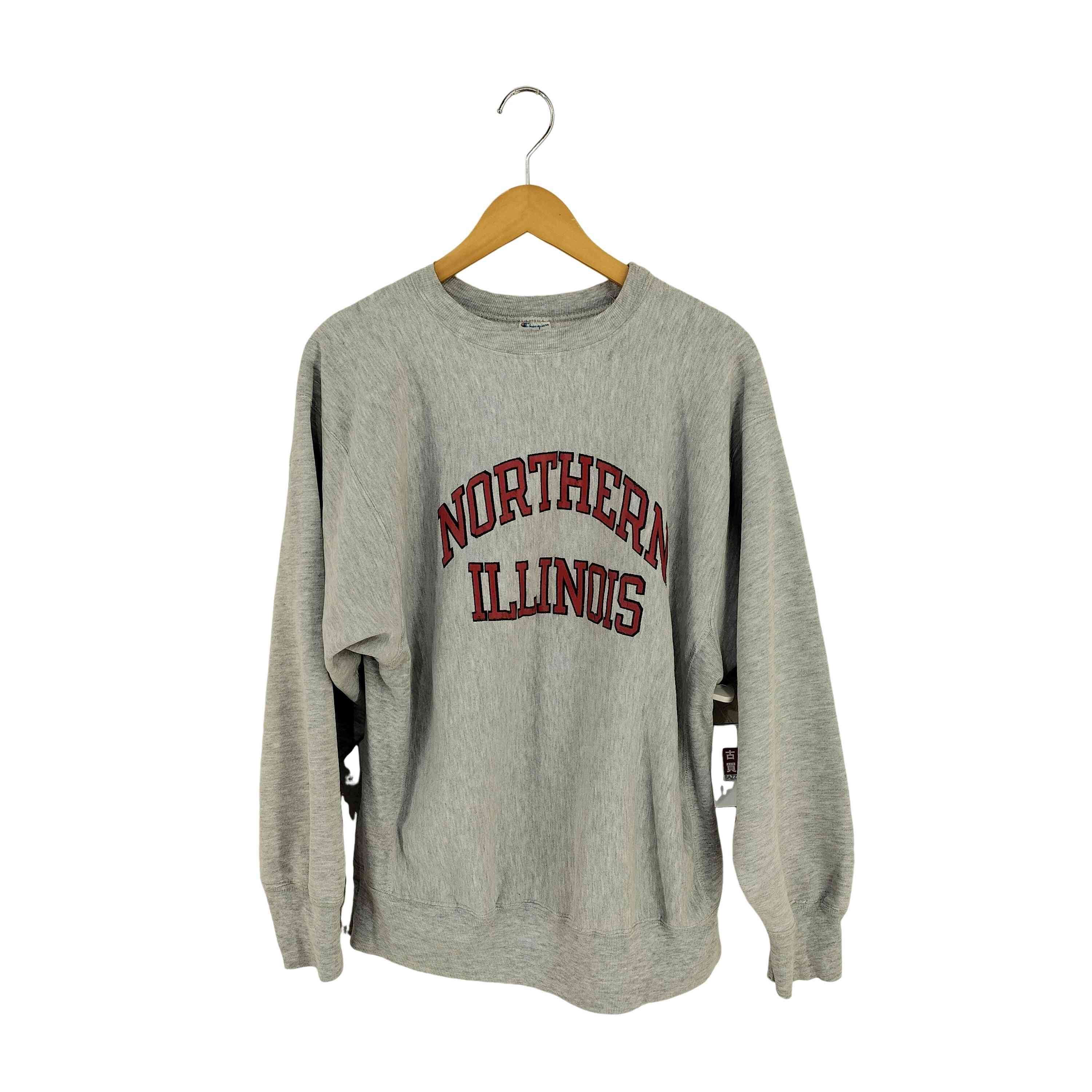 USA製 トリコタグ REVERSE WEAVE NORTHERN ILLINOIS ラバープリント スウェット【1134167546893】
