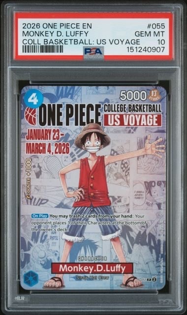 PSA10】モンキー・D・ルフィ SR [ST01-012] (スタンダードバトル 優勝