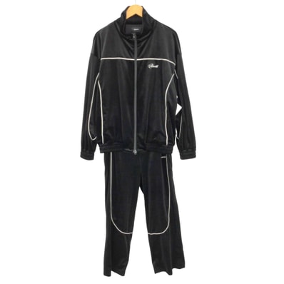 25ss SCRIPT LOGO PIPING VELOUR JACKET SCRIPT LOGO PIPING VELOUR TRACK PANTS セットアップ【1143435865307】