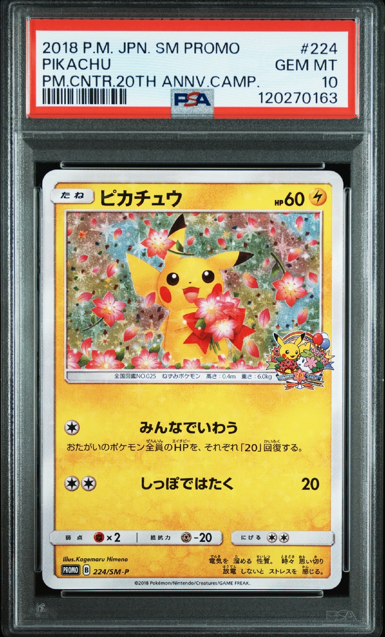 Pikachu: PROMO[SM-P 224](SM-P Promotional cards)