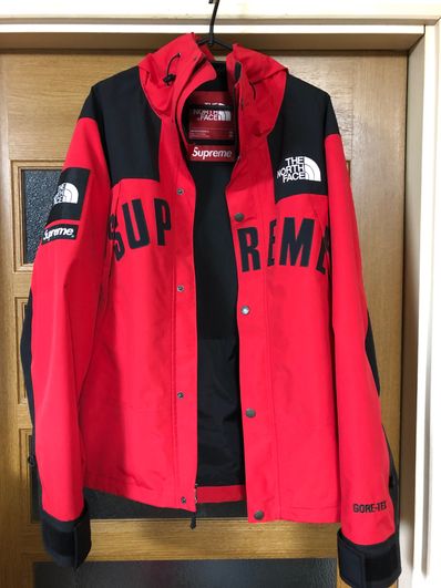 Supreme x The North Face Arc Logo Mountain Parka "Red"