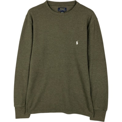 古着 ラルフローレン Ralph Lauren POLO RALPH LAUREN SLEEPWEAR サーマルロンT ハニカム メンズM相当/eaa660709
