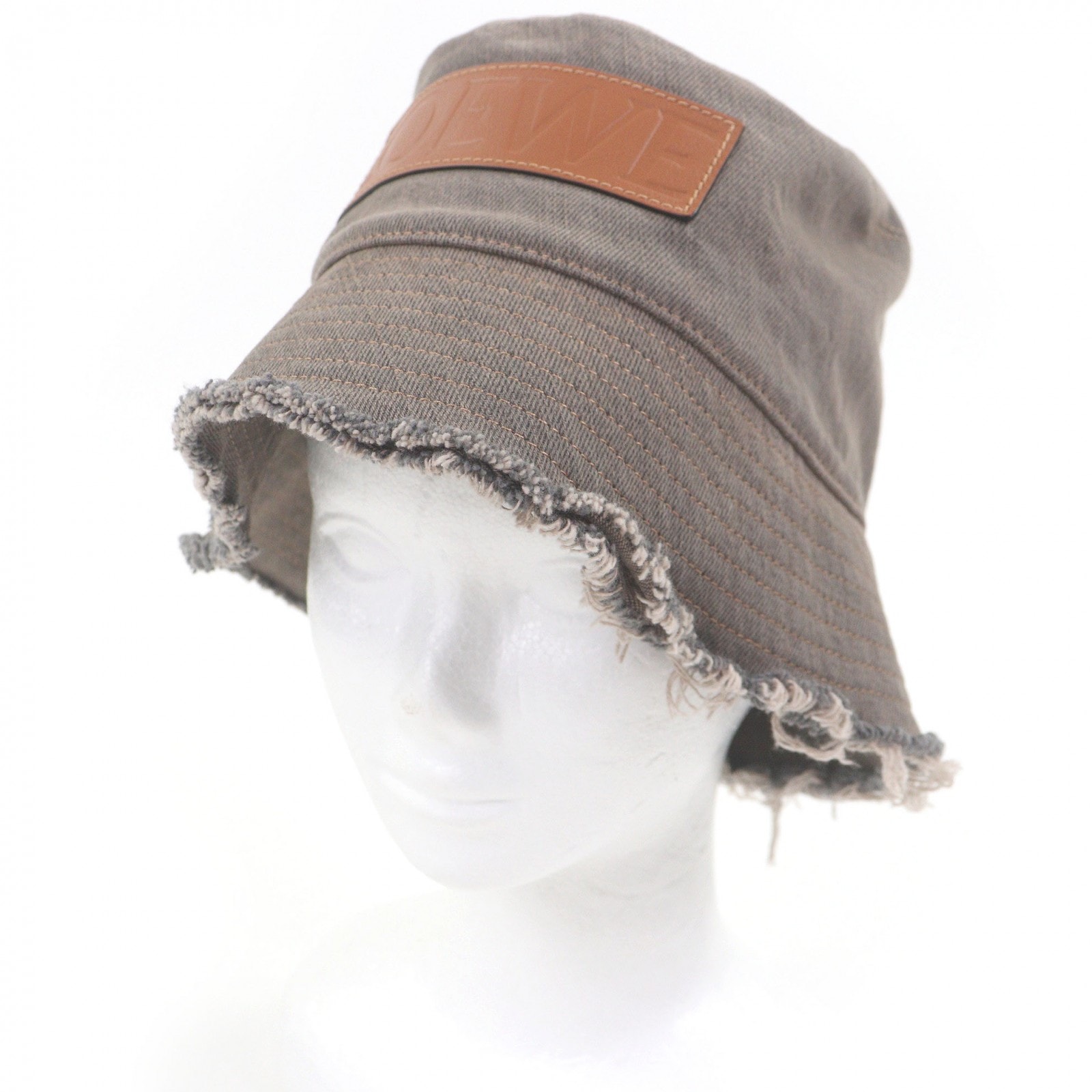 B (目立った傷や汚れなし)】美品 ロエベ バケットハット ブラウン