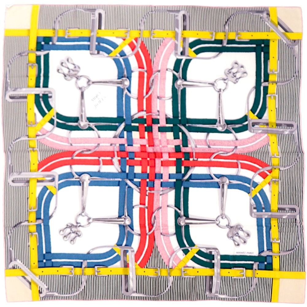 エルメス カレジェアン カレ140 MORS A JOUETS