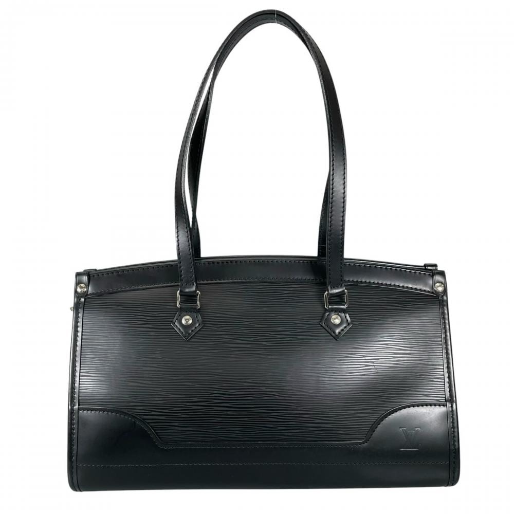 LOUIS VUITTON ルイヴィトン ハンドバッグ マドレーヌPM トートバッグ ノワール 肩掛け M59332 エピレザー    ブラック 黒 シルバー金具 メンズ 美品【中古品】