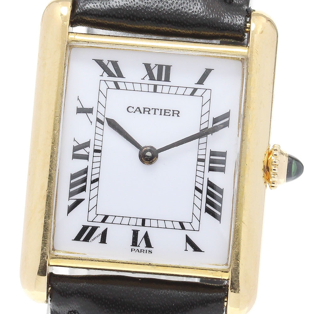 カルティエ タンクルイLM K18YG 81720552 メンズ 【中古】