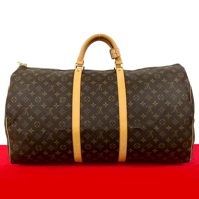 LOUIS VUITTON ルイヴィトン キーポル 55 モノグラム レザー PVC ボストンバッグ ブラウン
19896