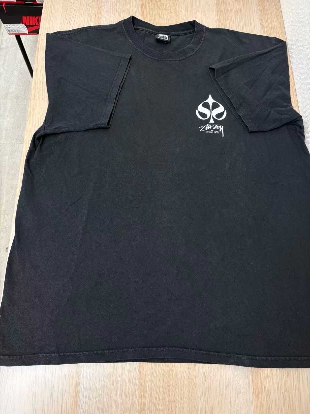 Stussy Spade Tee Pigment Dyed "Black"