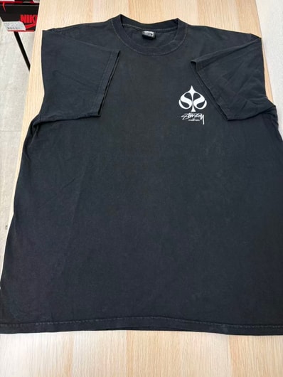 Stussy Spade Tee Pigment Dyed "Black"