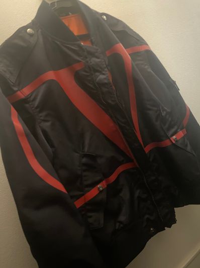 Valentino V Logo Print Bomber jacket