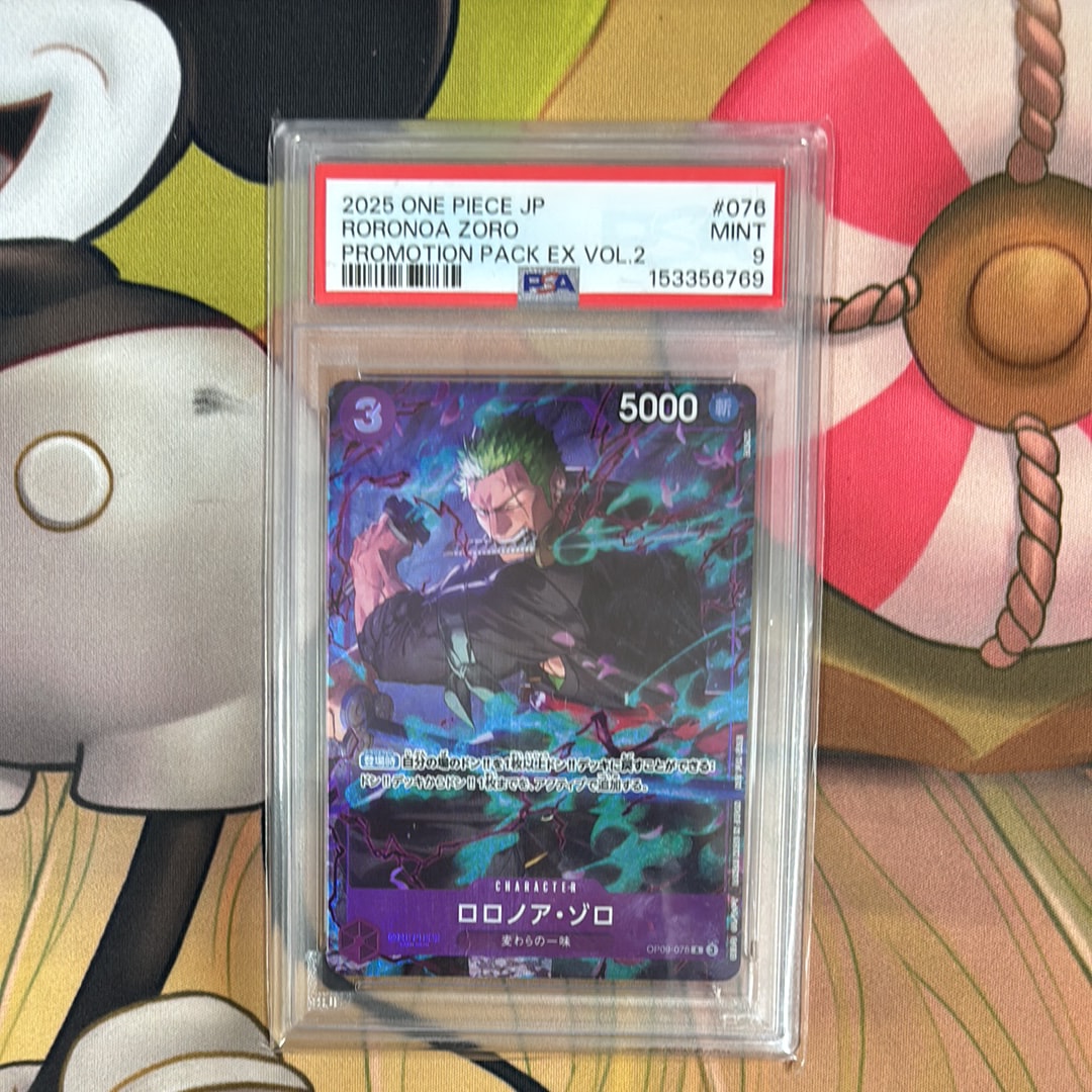 PSA9】ロロノア・ゾロ C [OP09-076](プロモーションカード