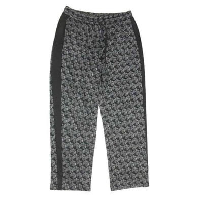 PUMA プーマ パンツ 626184 T7 AOP モノグラム ストレート トラックパンツ ブラック系 L【中古】