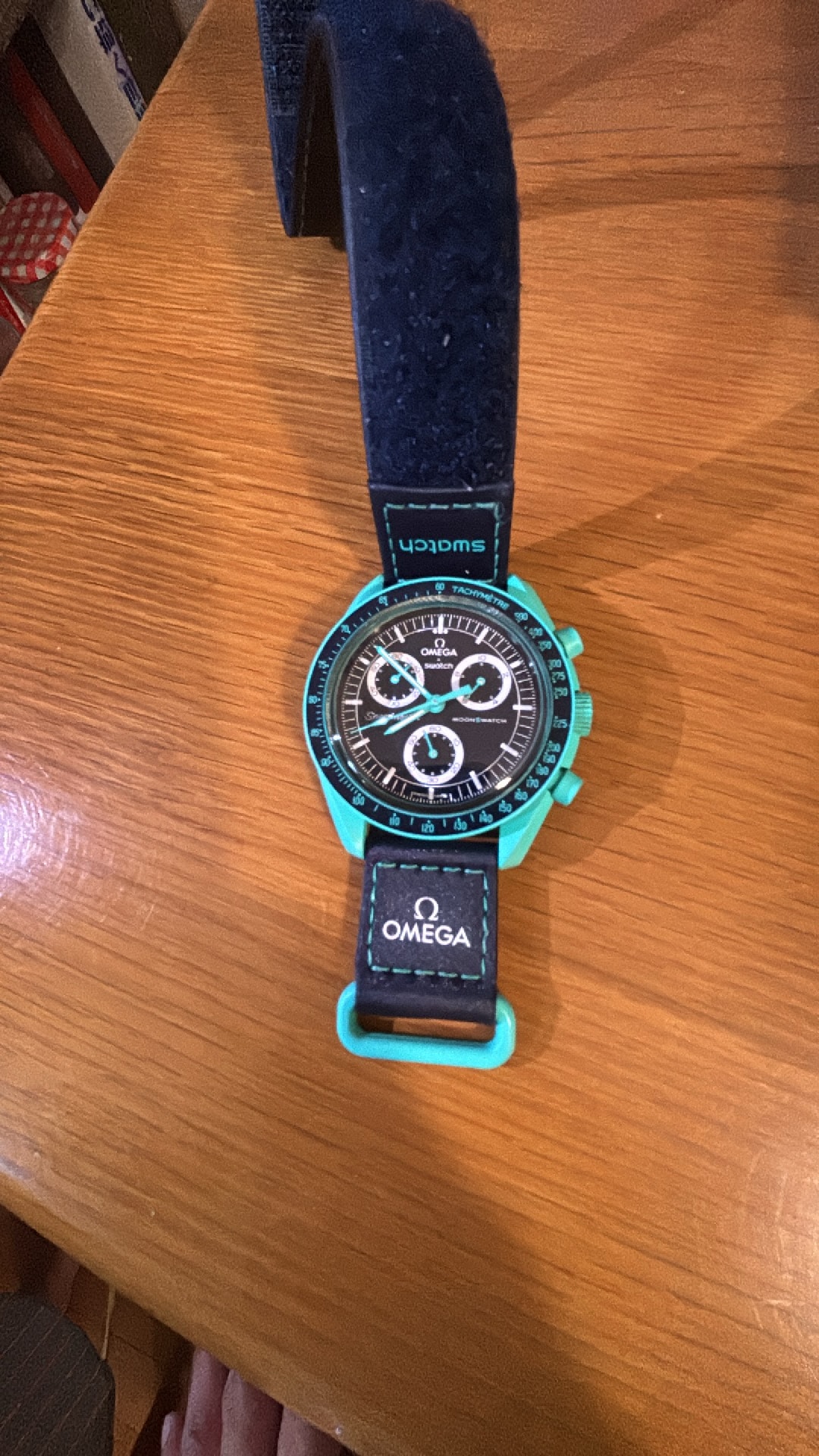 OMEGA x Swatch Bioceramic Moonswatch Mission On Earth "Polar Lights" SO33L103