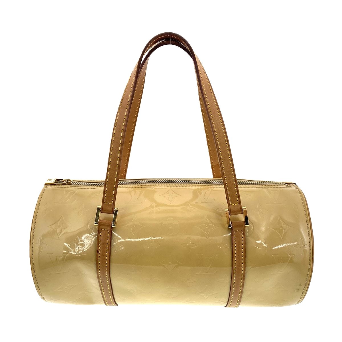LOUIS VUITTON ルイ・ヴィトン ベッドフォード ボストンバッグ パテント ハンドバッグ M91006 ヴェルニ モノグラムヴェルニ ベージュ レディース【中古】
