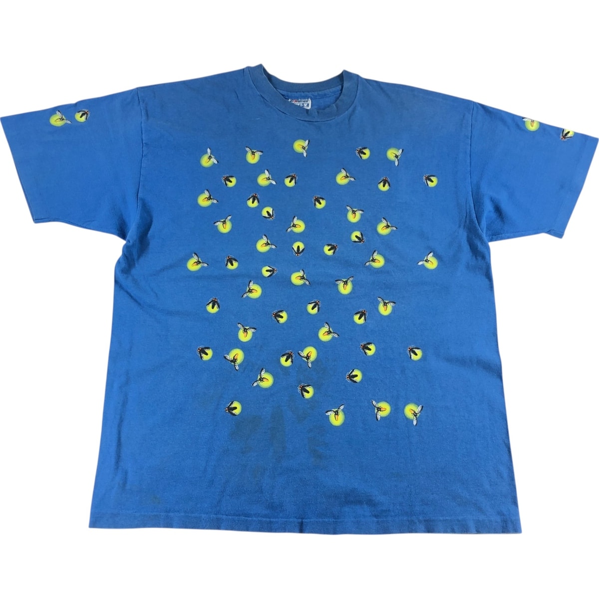 古着 80年代 ヘインズ Hanes BEEFY-T 蛍柄 アニマルTシャツ USA製 メンズXL相当 ヴィンテージ/eaa551221