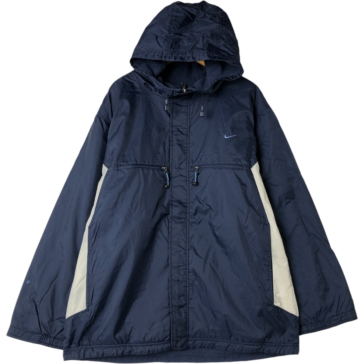 古着 00年代 ナイキ NIKE リバーシブル 中綿パーカー パファージャケット メンズXL相当/eaa551434