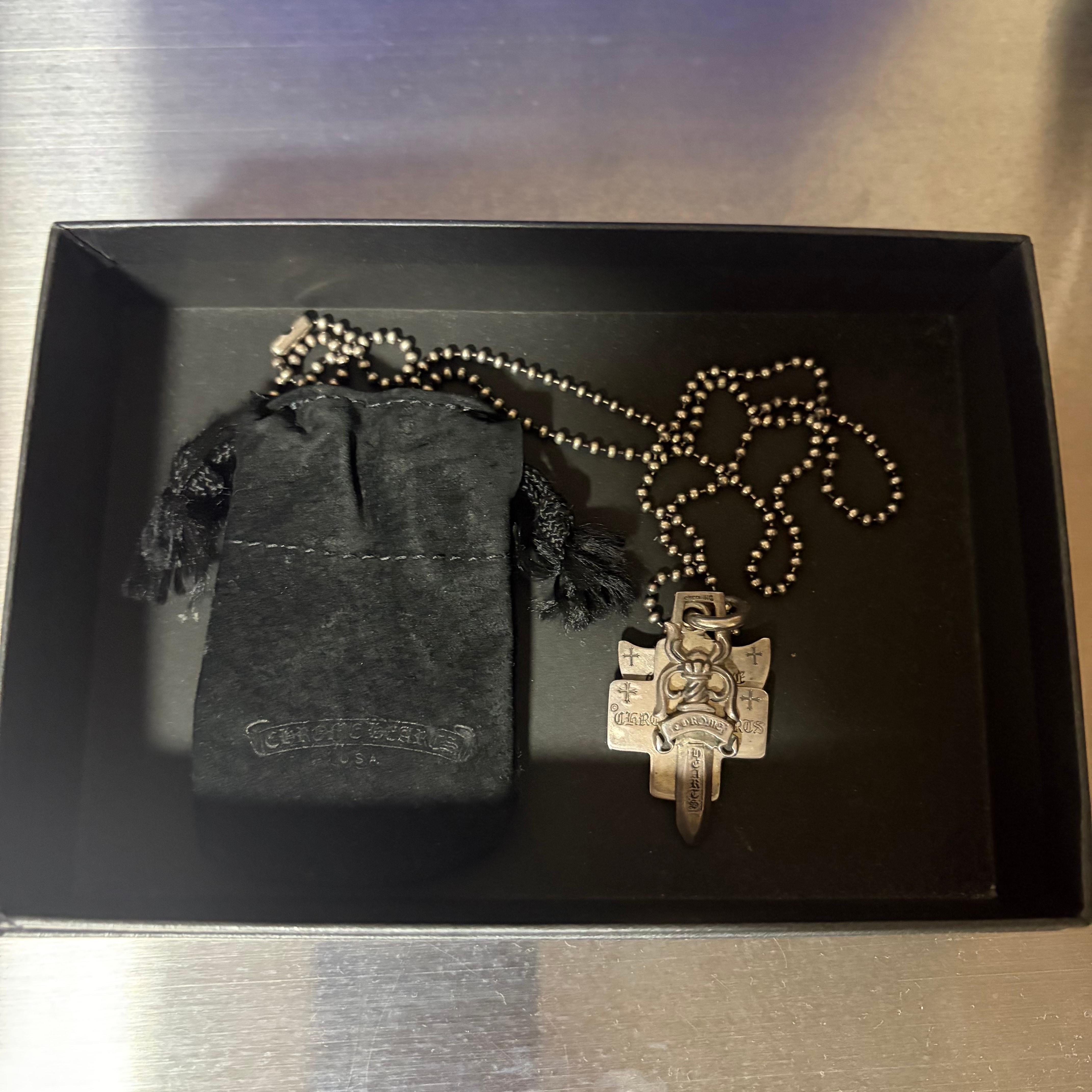 Chrome Hearts 3 Trinket Pendant "Silver"