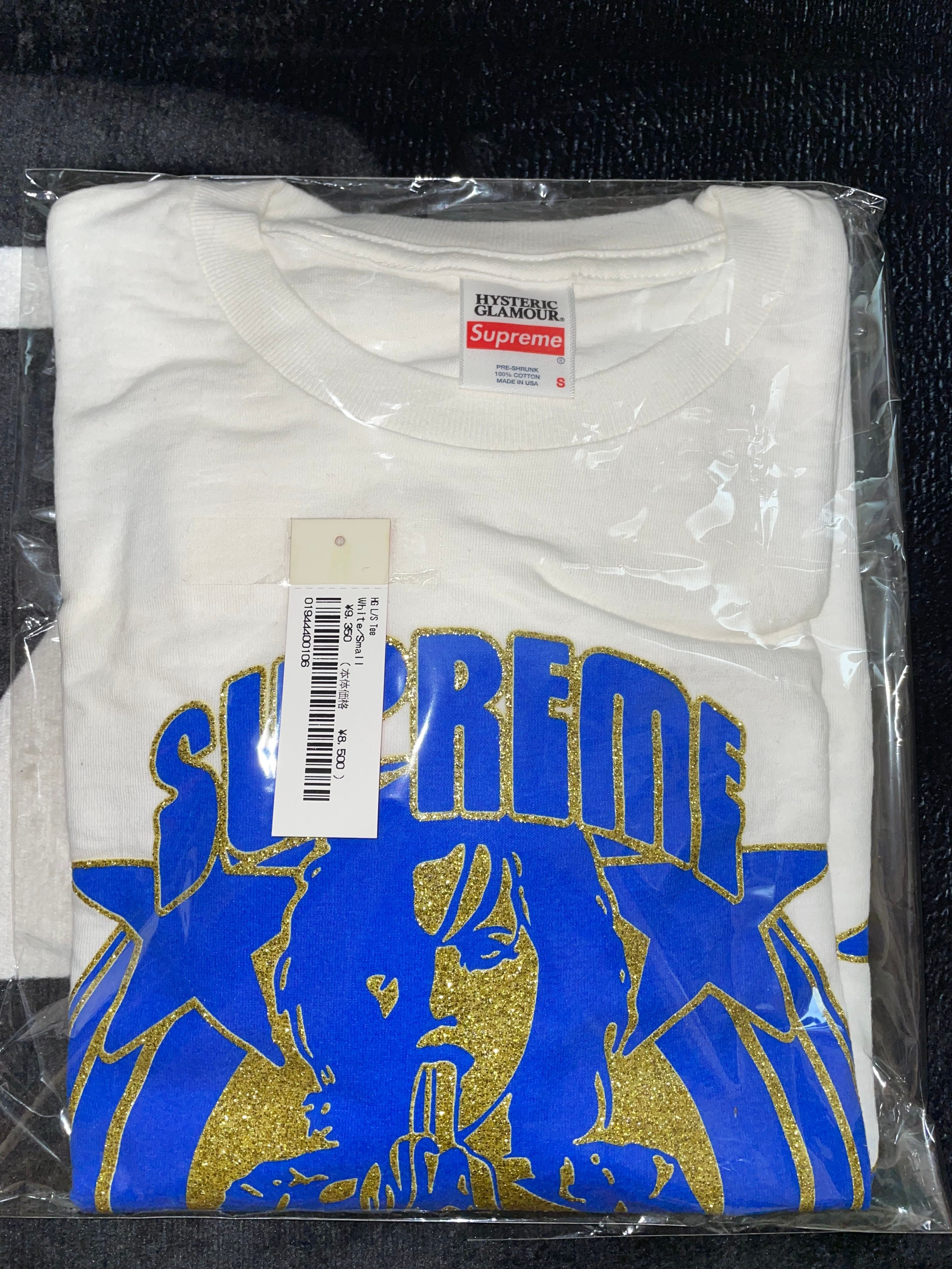 Supreme x HYSTERIC GLAMOUR L/S Tee "White"