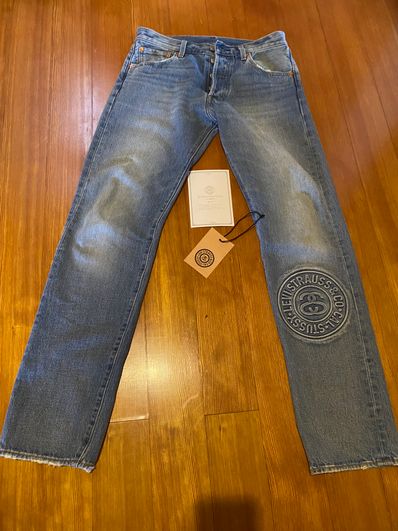 Stussy × LEVI'S Embossed 501 "Denim" A52180000