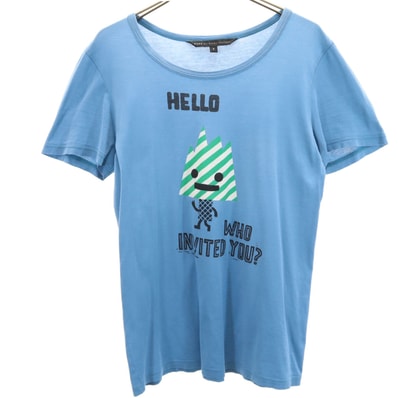 MARC BY MARC JACOBS マークバイマークジェイコブス 日本製 半袖 Tシャツ S ブルー系