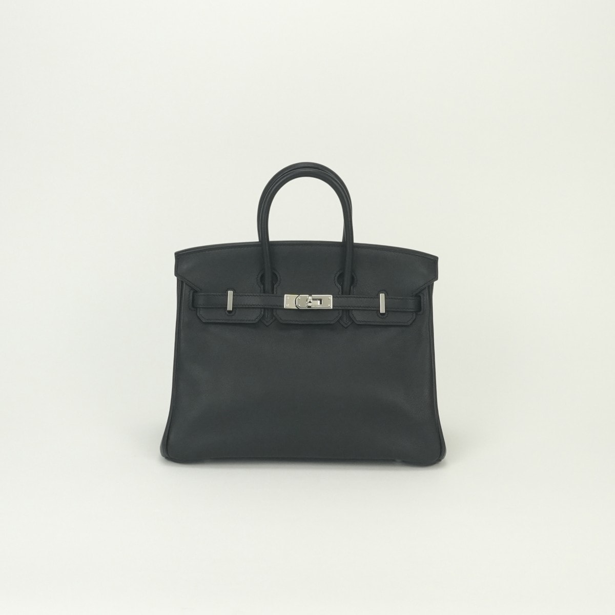 エルメス HERMES バーキン25 バーキン 25 バッグ トートバッグ スイフト ノワール Noir ブラック Black 黒 シルバー金具 ヴォースイフト ハンドバッグ