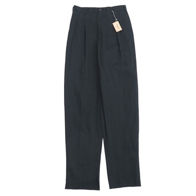 ■美品■COMME des GARCONS HOMME コムデギャルソンオム ヴィンテージ パンツ サイズS AD1991 90’s 田中オム ツータック コットンチノ スラックス ブランド古着【中古】RA9963