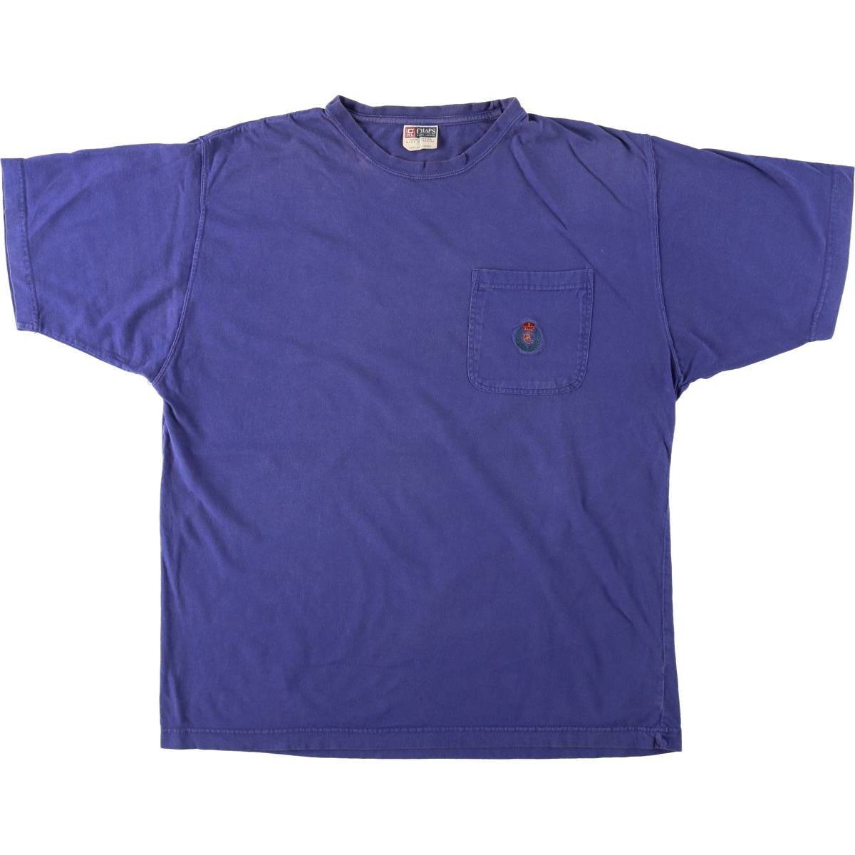 古着 ラルフローレン Ralph Lauren CHAPS チャップス 半袖 ワンポイントロゴポケットTシャツ メンズL相当/eaa658624