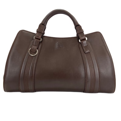 ロエベ LOEWE レザー カモッシオ ハンドバッグ【中古】