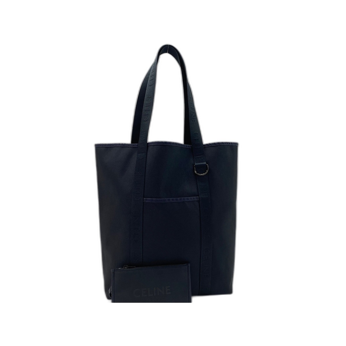 セリーヌ CELINE ナイロン トレッキング バーティカルカバ ハンドバッグ【中古】