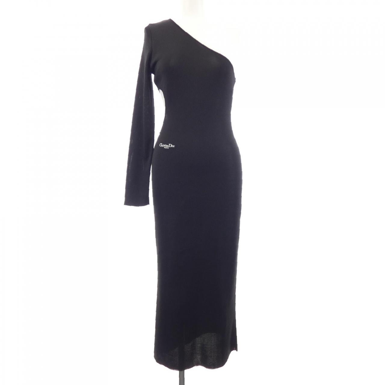 クリスチャンディオール CHRISTIAN DIOR アシンメトリーミディドレス 524R23A6008 ワンピース