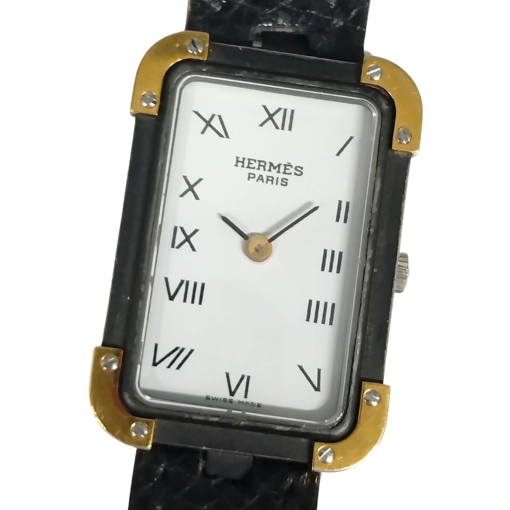 やや傷や汚れあり】HERMES エルメス クロアジュール クォーツ  