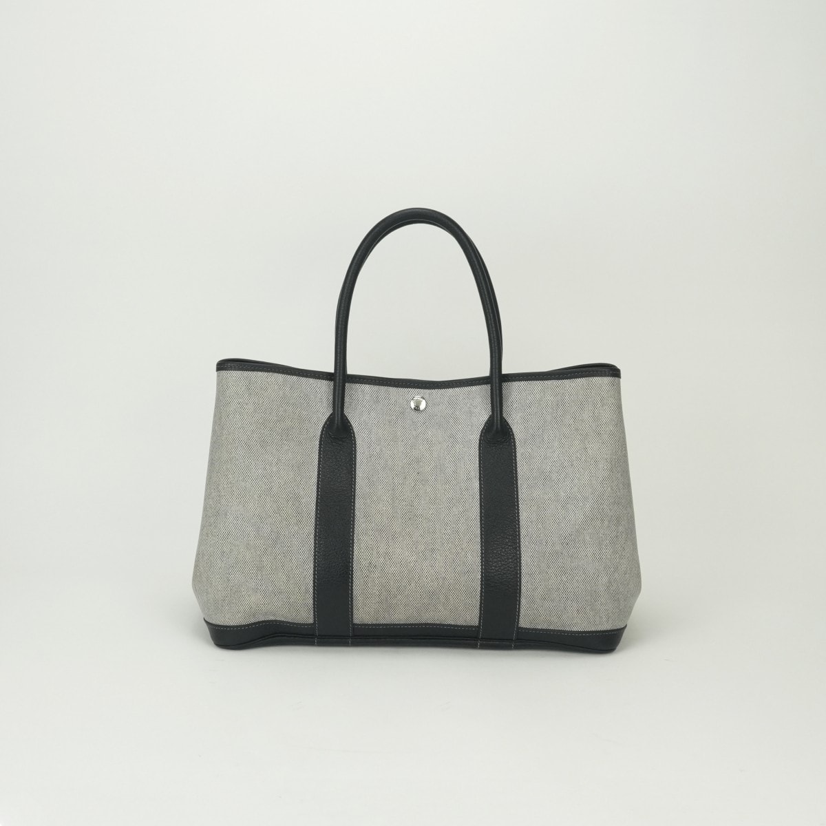 エルメス HERMES ガーデンパーティPM ガーデンパーティ PM ガーデンパーティ36 バッグ トートバッグ ブッフル ノワール Noir ブラック Black 黒 シルバー金具 ハンドバッグ