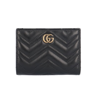 グッチ GGマーモント 二つ折り財布 レザー 773427 レディース GUCCI 中古