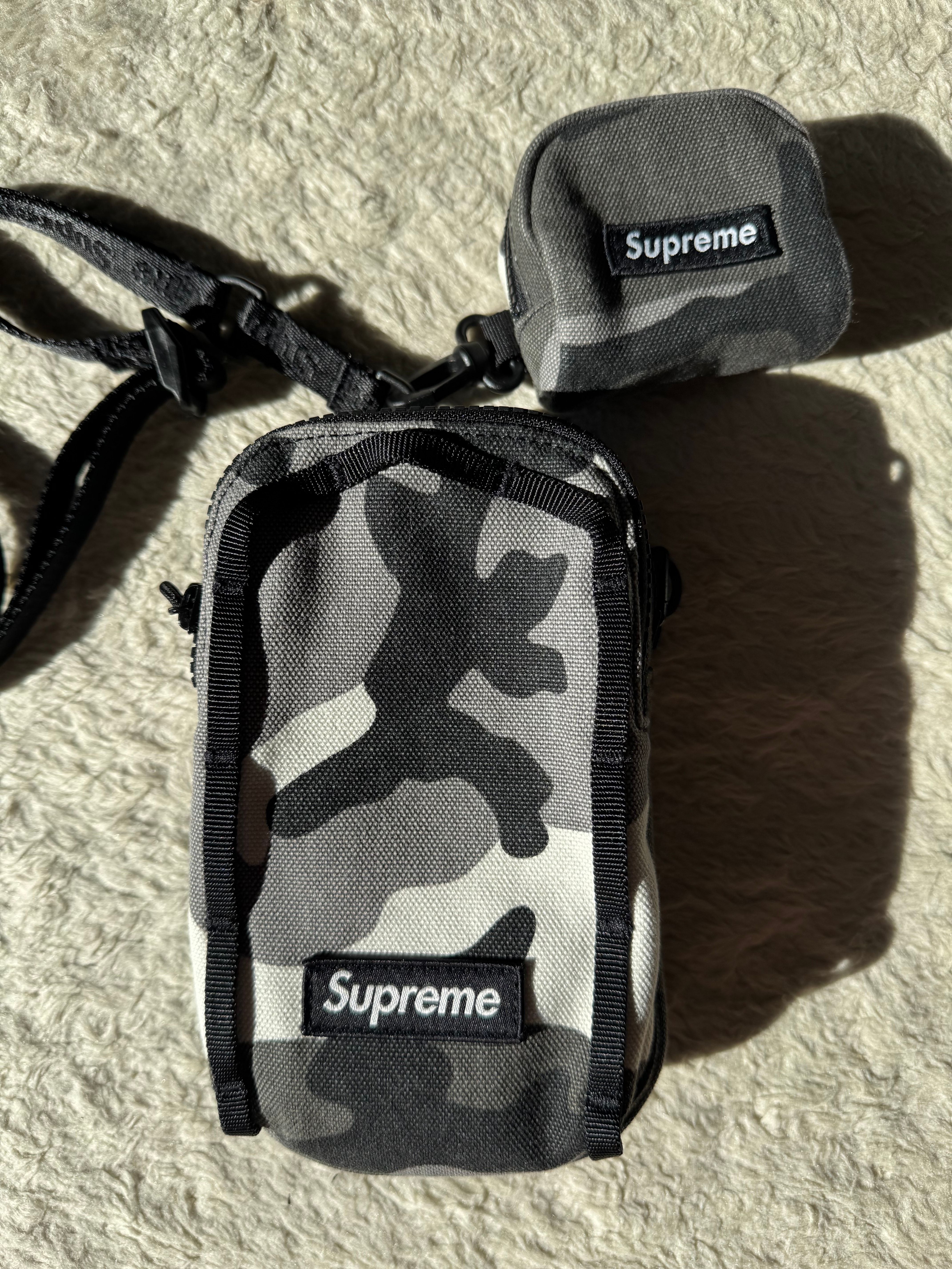 Supreme 25SS Camera Bag + Mini Pouch "Snow Camo"
