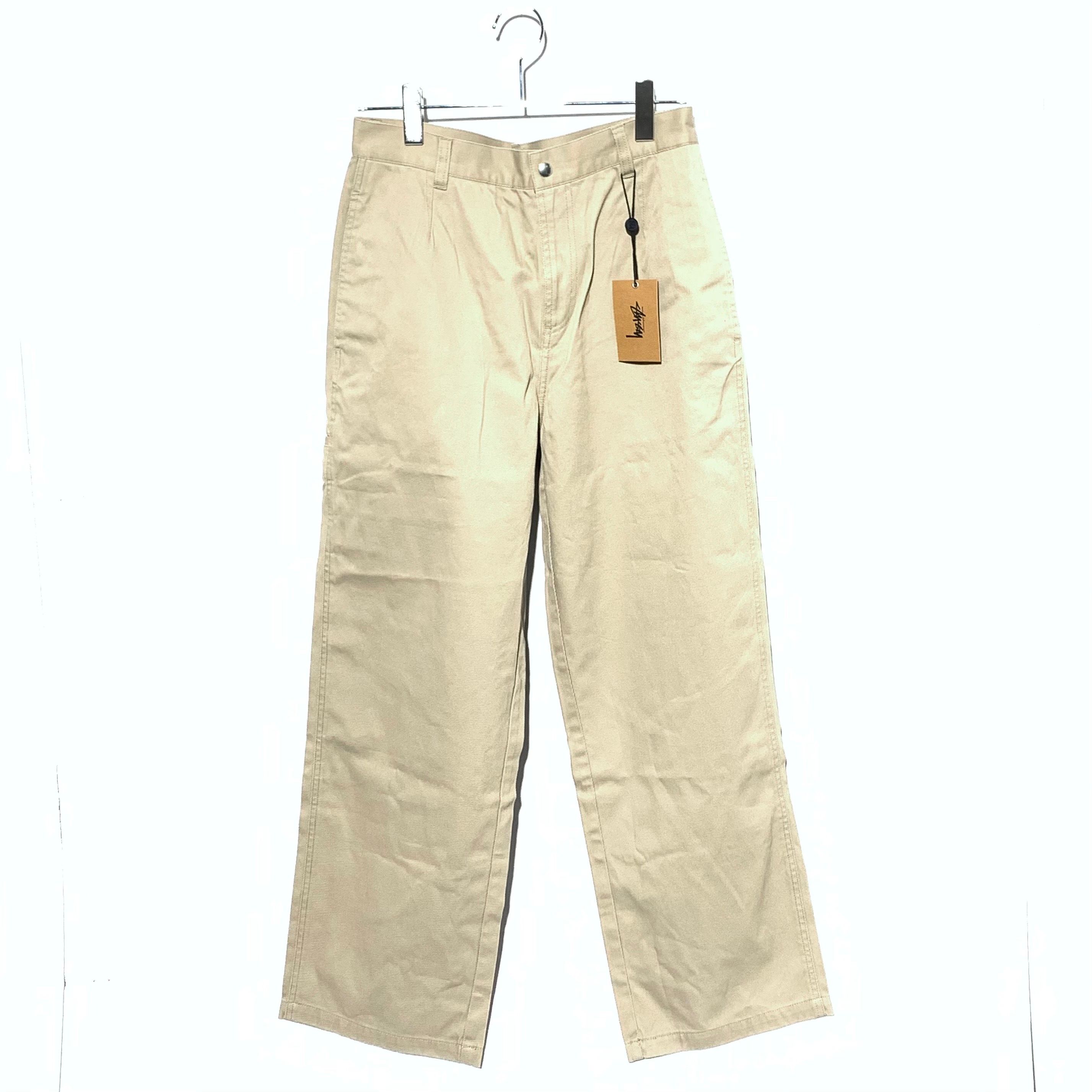 STUSSY Twill workgear Trouser pants ベージュ