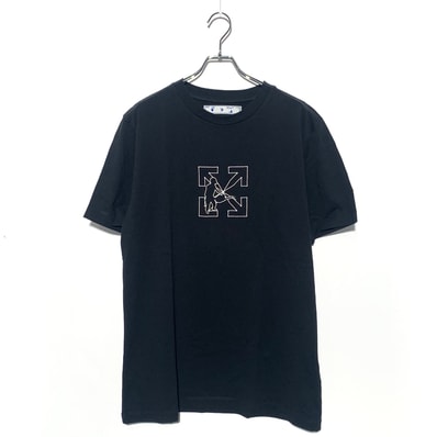 OFF-WHITE Chainsaw Worker Tee Black