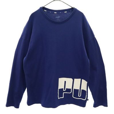 PUMA プーマ ロゴプリント 長袖 Tシャツ