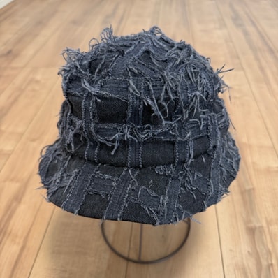 Supreme Frayed Patchwork Denim Crusher "Washed Black"