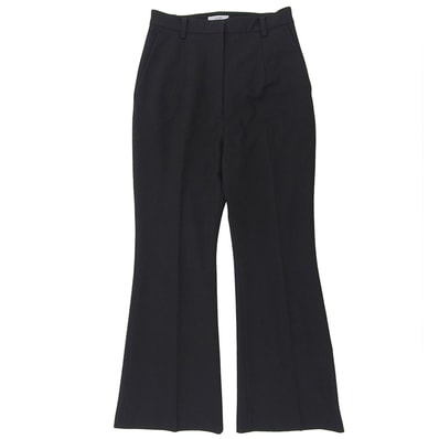クラネ センタープレス スリムj フレアパンツ ボトムス レディース ブラック 2 17110-7022 24AW 2