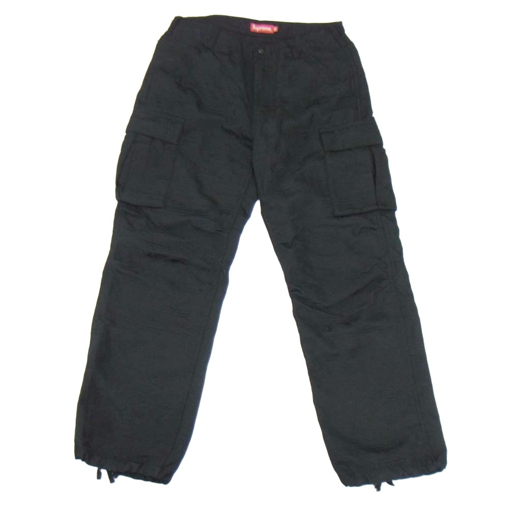 Supreme シュプリーム パンツ 21SS Floral Tapestry Cargo Pant フローラル タペストリー カーゴパンツ ブラック系【中古】