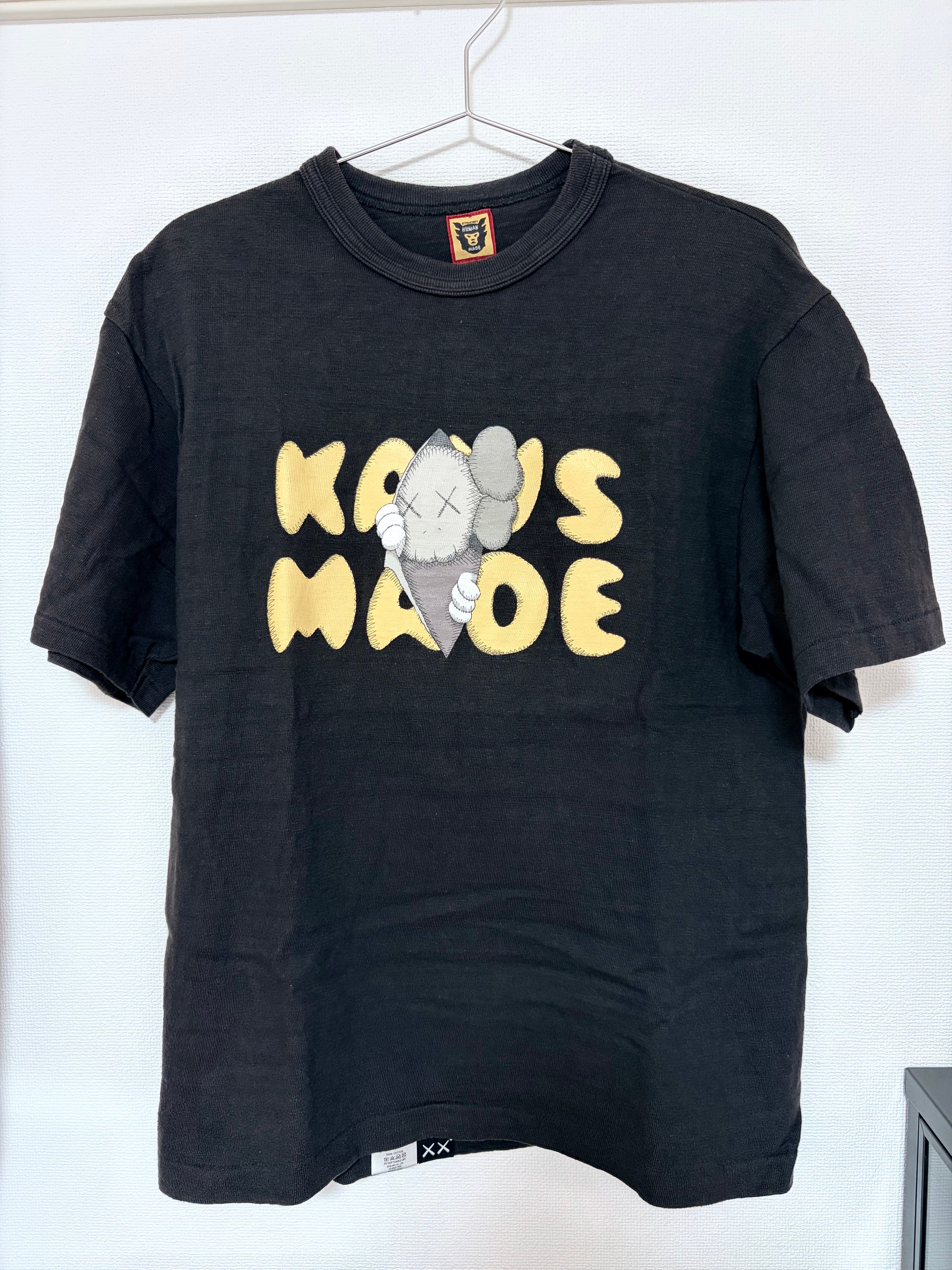 ヒューマンメイド x カウズ カウズ メイド グラフィック Tシャツ #1 "ブラック" XX27TE014