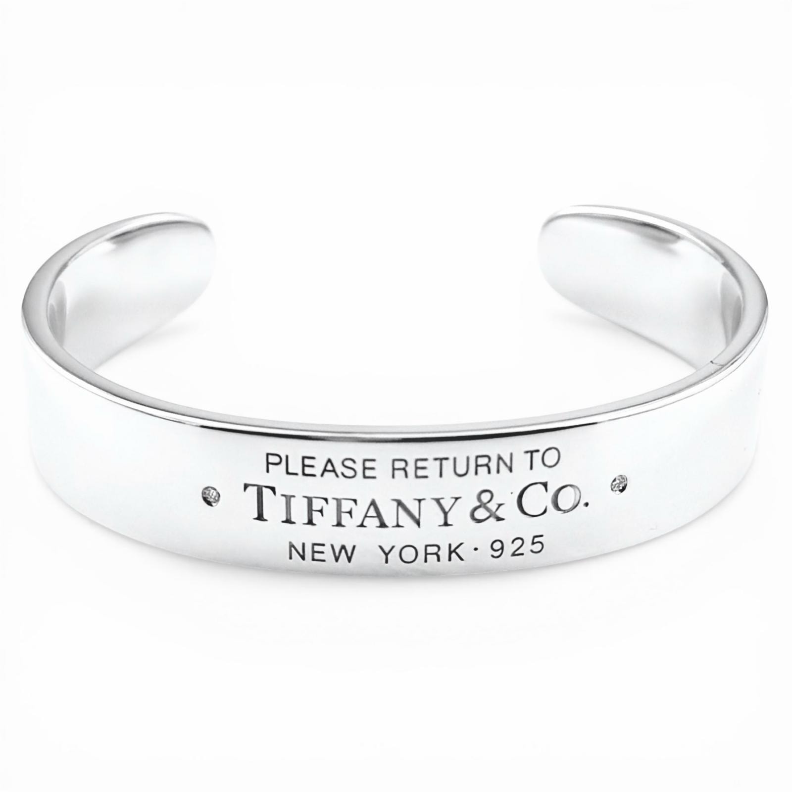極美品 ティファニー バングル シルバー レディース Sサイズ