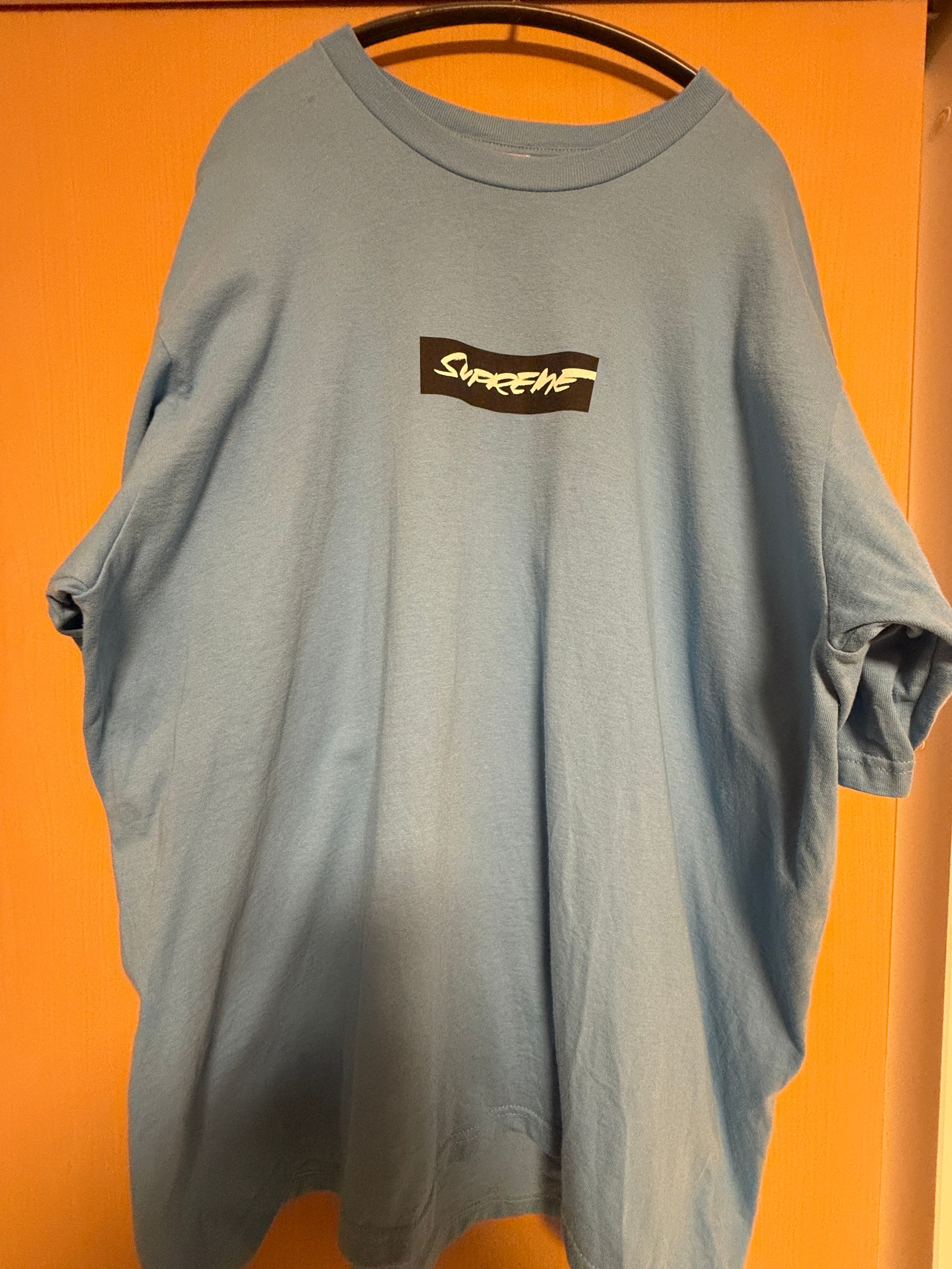 Supreme Futura Box Logo Tee "Blue"
