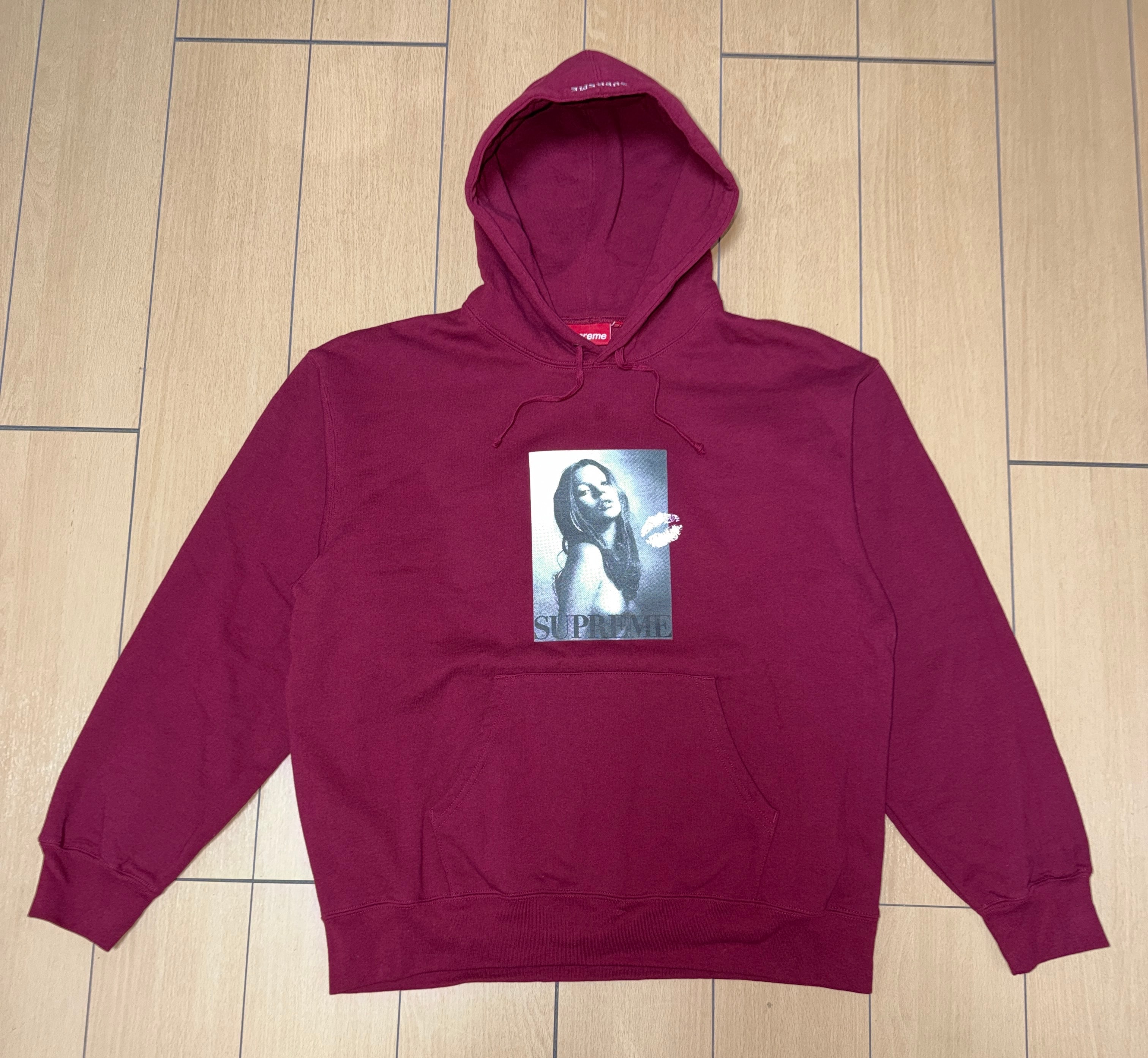 Supreme Kate Moss Hooded Sweatshirt "Cardinal"