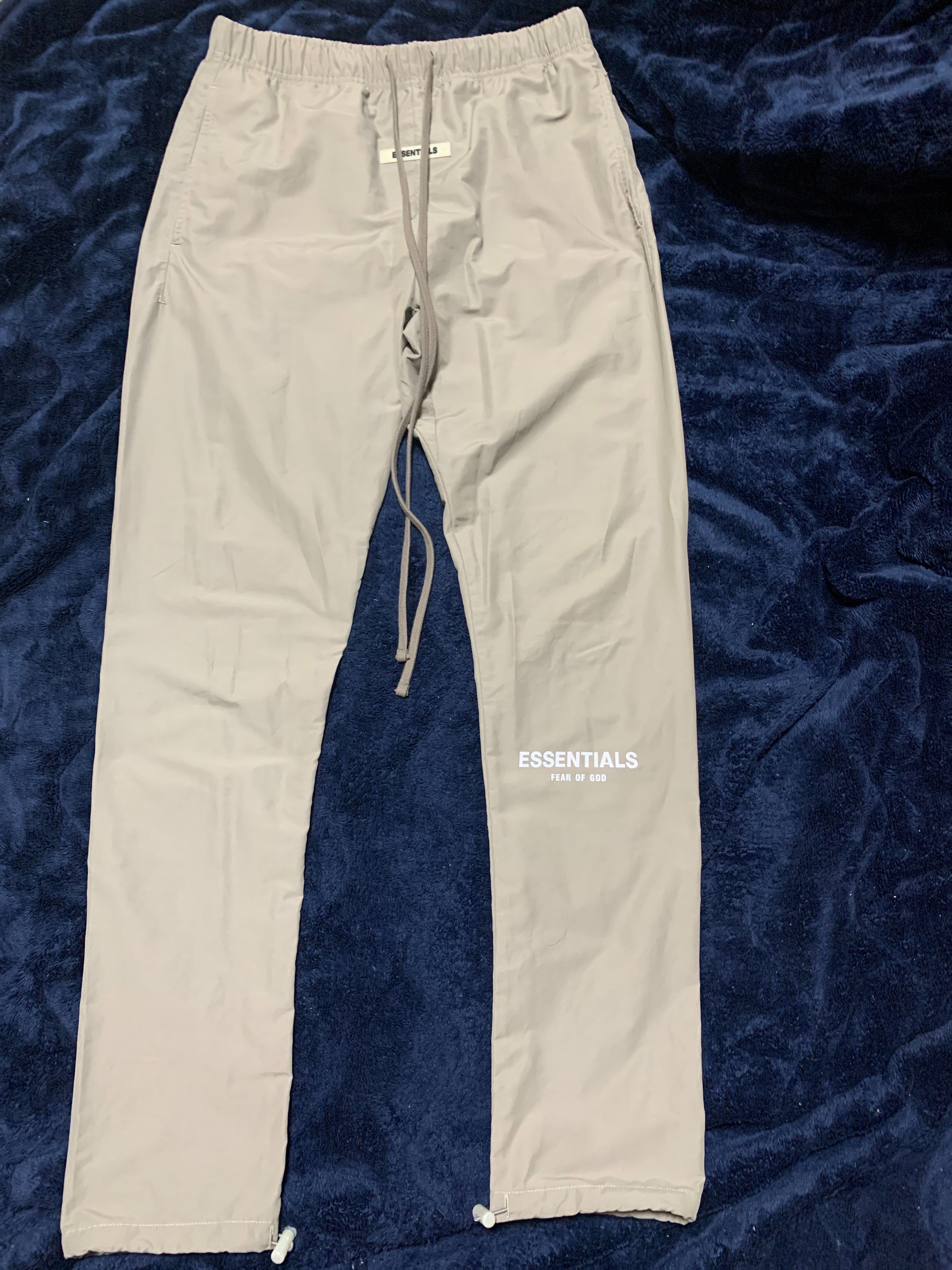 FEAR OF GOD ESSENTIALS Nylon Track Pants "Olive"